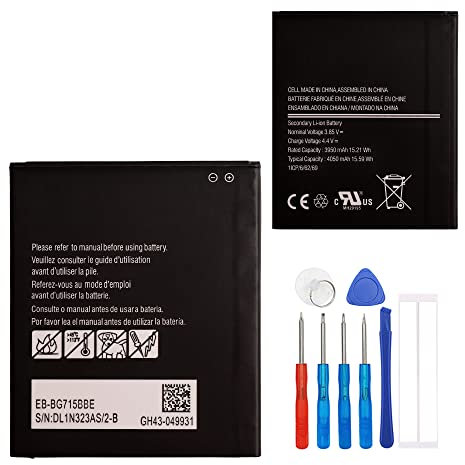 E-yiiviil Ersatzakku EB-BG715BBE Kompatibel mit Samsung Galaxy XCover Pro SM-G715U with Tools