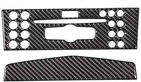 m Auto-Carbon-Faser-Verkleidung Auto-Verkleidung GPS-Armaturenbrett-Konsole Navigations-Panel-Abdeckung Verkleidungsrahmen CD-Panel Dekorative Abdeckungs-Verkleidung Auto-Innenraum-Modifikation Mitt