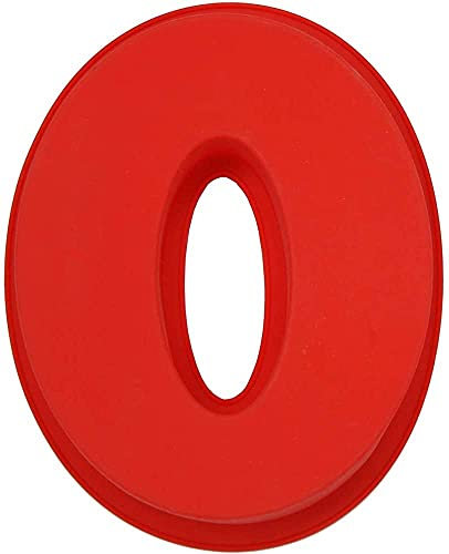 10 Inch Silicone Numbers Cake Molds, 3D Baking Silicone Mould, Large Number Cake Mold Set Numbers Cake Molds Silicone Baking Pans for Birthday and Wedding Anniversary (0)