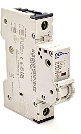 1pol DC Leitungs-Schutzschalter LS 50A bis 220V Made in Germany Solar PV 10kA 1P Gleichstrom Niederspannung Automat