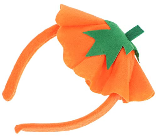 MAGICLULU Haarschmuck Kürbishut-Stirnbänder Halloween-Kürbis-Haarreifen-Kopfstück Für Kürbiskostüme Partyzubehör Kopfbedeckung Für Damen