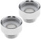 SG Store 2PCS Chrome Hose Pipe Adapter BSP 1/2'' Male to BSP 3/4'' Female Thread Shower Hose Connector Tap Bushing Reducer Pipe Fitting for Shower Arms Mixer Taps