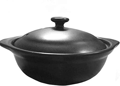 Olla con tapa, olla caliente de cerámica, cazuela de cerámica, ollas for cocinar, cacerola de cerámica, ollas for cocinar, olla de barro, olla for cocinar de arcilla, conducción rápida del calor, sart