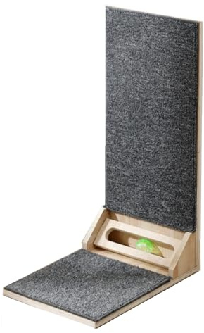 SHENGOCASE 61.0 cm Tall L-Form Cat Carpet Scratcher Cat Scratching Post Sofa Couch Protector Replaceable Scratching Pad Mat