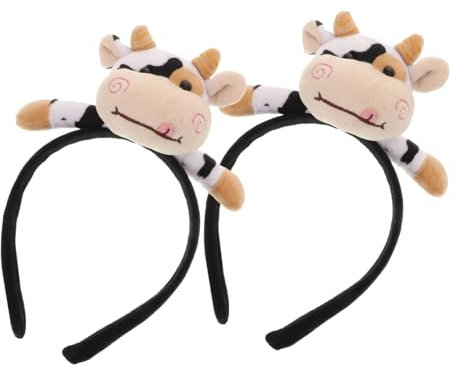WOONEKY Neujahrs-haarreif in Rinderform Für Bequemes Bezauberndes Stirnband-set