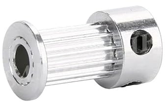 JNMING 2M 2GT 12 Zähne Synchron Zahnriemenscheibe Bohrung 3mm 3,17mm 4mm 5mm for Breite 6mm 10mm 15mm 2GT Zahnriemen GT2 Riemenscheibe 12 Zähne 12T(Bore 4mm,For Belt Width 6mm)