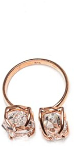 HIMALYA QUARTZ Herkimer Diamond Ring Handmade 925 Sterling Silver Natural Stone Ring Men Women Statement Promise Ring