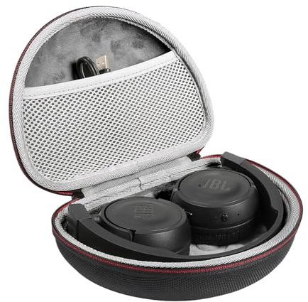 Kopfhörer Tasche, Tragetasche Headset Hülle Etui, für JBL T450BT/500BT, für die Aufbewahrung von Kopfhörern auf Reisen und im Freien (Schwarz)