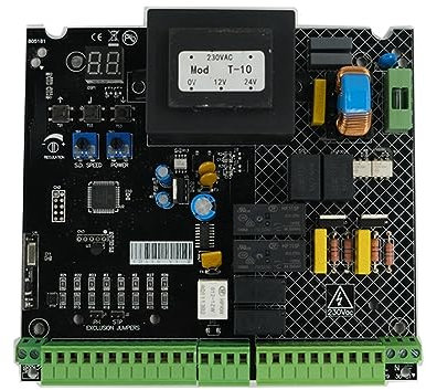 Automatischer Türöffner Automatische Doppeltor-Steuerplatine, PCB-LED-Platine for Doppel-Schwenktoröffner mit schöner Fernbedienung Bequeme Fernbedienung(1 board and 2 remote)
