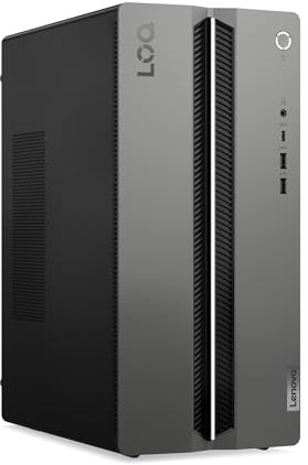 Lenovo LOQ Tower Gaming Desktop-PC | NVIDIA GeForce RTX 5060 | Intel Core i5-14400F |16GB RAM | 1TB SSD | Win11 | Luna Grau - Raven Schwarz | 17L | 3 Monate GamePass | 3 Monate Premium Care