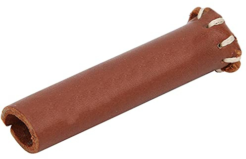 SPYMINNPOO Billard-Queue-Spitzenabdeckung, Leder, Snooker-Stick-Schutz, Lange Lebensdauer, Schwarz (Rot)