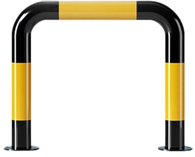 U Shape Security Bollards, Parking Space Collision Railing,U-Shaped Guardrail Bar Car Blocker, Aid Block and Garage Walls