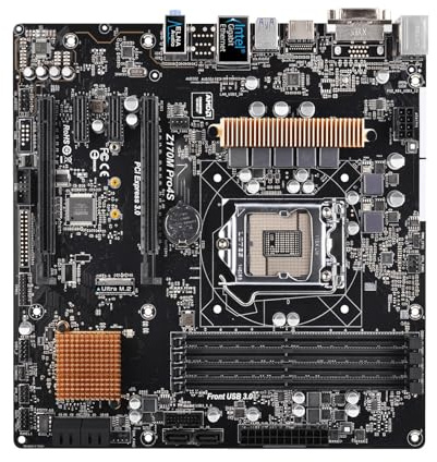 Placa Madre Placa Base Z170 1151 Fit For ASRock Z170M Pro4S LGA 1151 4 × DDR4 64GB PCI-E 3,0 M.2 6 × SATA III USB3.0 ATX for CPU Core i5 6600K