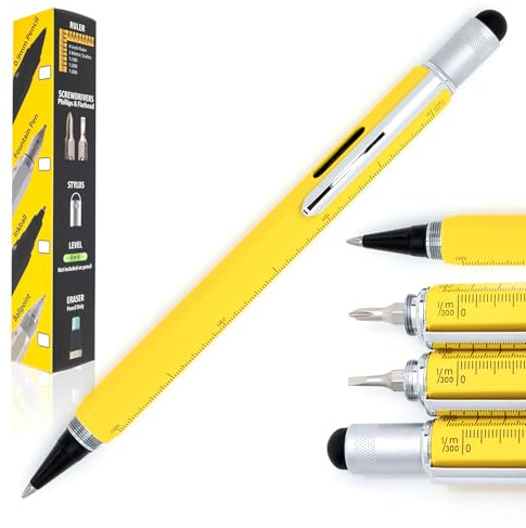 Monteverde MV35222 Tool Suitable for Right or Left-Handed Rollerball Pen Yellow
