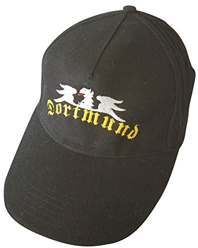 Baseballcap mit Einstickung - Dortmund Adler - 68888 schwarz