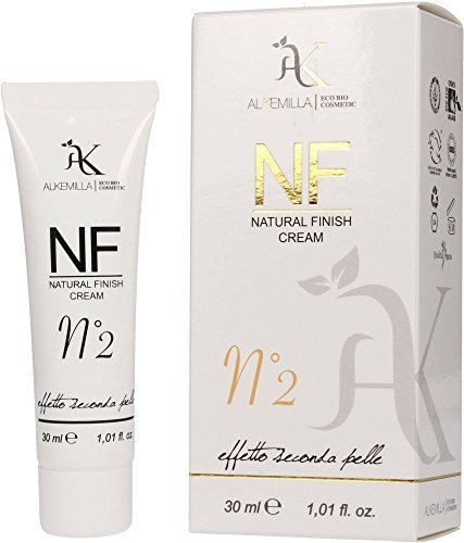ALKEMILLA - BB Cream NF Natural Finish Creme - 02 - Bio Foundation mit natürlichem Second Skin Effekt - Vegan, Grausamkeit und Nickel getestet - 30 ml