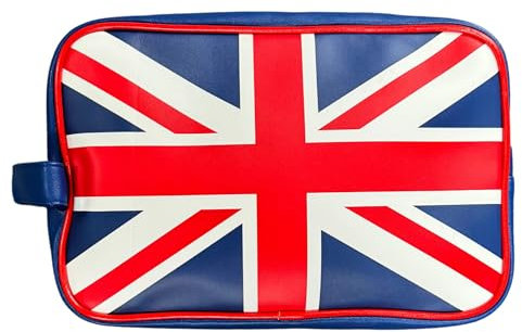 FMG London Kulturbeutel für Herren und Jungen, Motiv: britische Flagge, Union Jack Design
