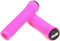 Odi Longneck Pro Grip - Pink/Black/Bicycle Cycling Cycle Bike Riding Ride Part Handlebar Bar End Pair Set Rubber Locking Lock On Trail Dirt Jump Enduro BMX Scooter Scoot Flangeless No Flange
