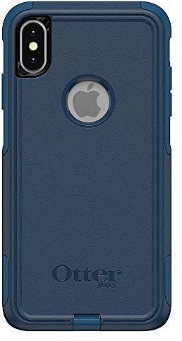 OtterBox Commuter Series Case for iPhone XS Max - Frustration Free Packaging - Bespoke Way (Blazer Blue/Stormy SEAS Blue)