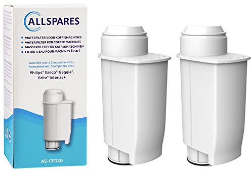 Geeignet für Saeco Intenza+ Wasserfilter von AllSpares CA6702/00, CA6706/48-2 Pack
