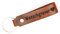 TIDERO Schlüsselanhänger aus Leder mit individueller Wunschgravur, BEIDSEITIG ANPASSBAR - Schlüsselring Schlüsselband Schlüsselbund - Geschenk für Männer Frauen, 100% Handmade in Germany - Wild Brown