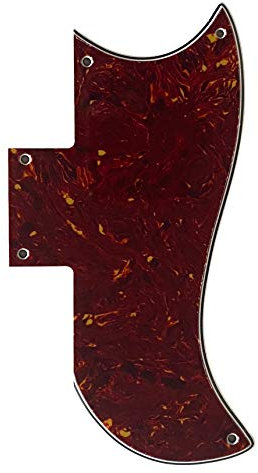 Schlagbrett für Gibson SG 61 Reissue Style Gitarre Schlagbrett (4-lagig, rote Schildkröte)