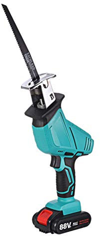 XUMI 88V Batterie Au Lithium sans Fil Kit De Scie Alternative Lames De Scie Électrique en Plein Air pour Bois Métal Coupe Outils De Travail du Bois,1pcs Battery