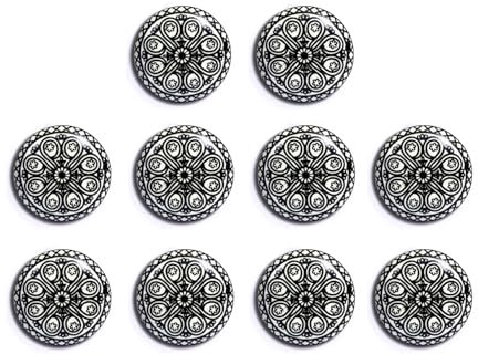 Set von 12 handbemalten schwarzen und weißen Mandala Keramikknöpfen. Handgefertigte Griffe für Schränke, Schubladen, Kommoden und Kleiderbügel. Klassische Keramikknöpfe mit 40 mm Durchmesser