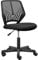 Yaheetech Bürostuhl Schreibtischstuhl ohne Armlehnen Drehstuhl mit Rücklehne Arbeitsstuhl höhenverstellbar 136 kg belastbar 50 x 55 x 79-92 cm Schwarz