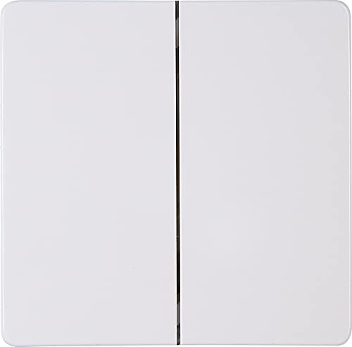 Kopp Flächendoppelwippe HK05, für Funk-Wandschalter Elektronikmodul, 4er Pack, 826402008