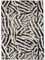 RugVista, Nalori, Teppich, Mittelflor, 240 x 340 cm, Rechteckiger, Modern, Oeko-Tex Standard 100, Polyester, Flur, Schlafzimmer, Küche, Wohnzimmer, Schwarz/Weiß, Schwarz