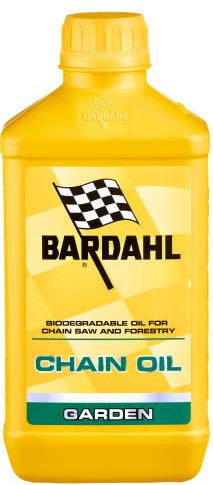 Bardahl Chain Oil, Olio Biodegradabile per Catene di Motoseghe, Confezione da 1 Litro