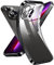 Supdeal Custodia Trasparente per iPhone 13 Pro Max, Mai Gialla con Protezione Fotocamera, Cover Case in Silicone Trasparente Ultra Sottile e Leggera, 6,7, Nero