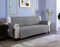 sevi's Funda Sofa 4 Plazas 220cm Universal Impermeable con Brazos, Protector para Sofás, Color Gris Claro