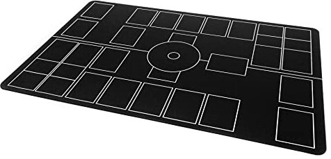 Minimalistische Kartenspielmatte kompatibel mit Pokemon TCG - 2 Spieler