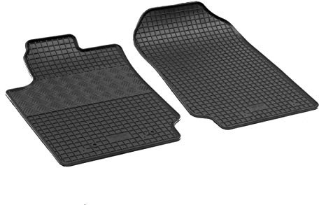 Ideal angepasste Gummifußmatten geeignet für Ford Ranger ab 2012 Single Cab (nur Erste Reihe) + Gurtschoner