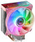 Mars Gaming MCPU-VR Pink, CPU Heatsink, Dual Infinity Mirror ARGB, 4 HCT Heatpipes, 180W TDP, Ultra-quiet PWM 12cm Fan