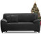 FIGOOO Sofabezug 3 Sitzer Stretch Sofabezüge mit Armlehnen Spandex Couchbezug Modern Anti-Rutsch Waschbar Sofa Protection Cover Schonbezug Couch(3-Sitzer,Schwarz)