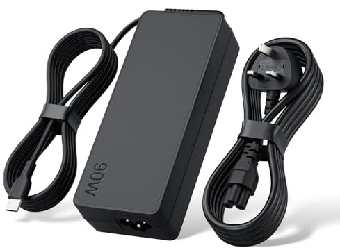 90W USB-C Laptop Charger Power Adapter for MacBook Pro/Air, Lenovo ThinkPad/Yoga, Dell XPS/Latitude, HP, Asus, Acer Chromebook & All USB C Device - 65W 45W 30W Type-C Adapter Power Supply
