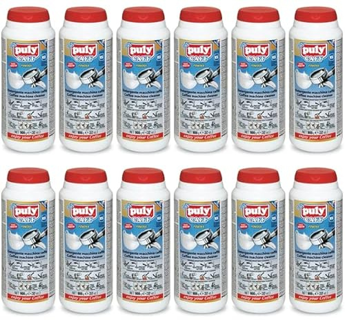 Bundle 12 x 900 g PULY CAFF Kaffeemaschinenreiniger Kaffeefett Reiniger