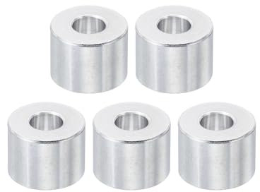 PATIKIL Entretoises En Aluminium M8, Lot De 5 Entretoises En Aluminium De 8,5 mm De Diamètre Intérieur x 20 mm De Diamètre Extérieur x 15 mm De Longueur Pour Vis M8 Ou 5/16