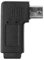 JAGTRADE Adaptateur de synchronisation de données Mini USB 5 broches femelle vers micro USB mâle coudé à 90 °