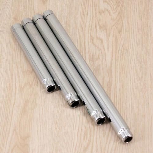 Shower Head Extension Pipe, G1/2 Polished Chrome Handheld Shower Head, Stainless Steel Shower Head Extension(12in(30cm))