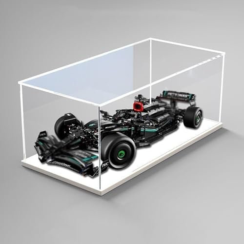 FYHCY Acryl-Vitrine für 42171 Racing, staubdichte Aufbewahrungsvitrine für 42171 Racing, Lego-Liebhaber (nur Vitrine), Größe: 70 x 30 x 20 cm B