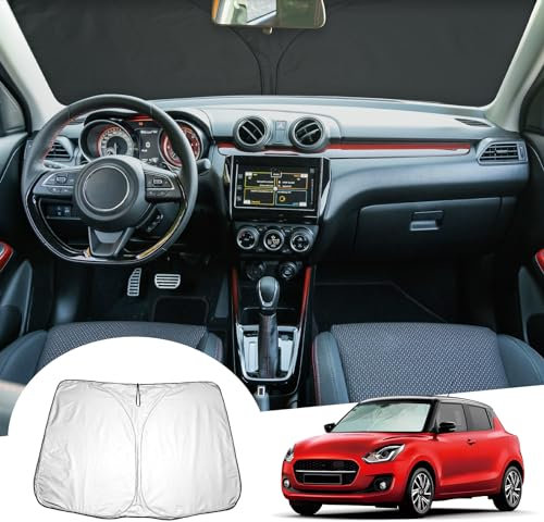 GAFAT Suzuki Swift/Sport AZ/Hybrid 2017-2024 2025 Sonnenschutz Frontscheibe Innen, Windschutzscheibe Sonnenschirm Sonnenblende, Abkühlung, UV Schutz, Suzuki Swift Zubehör