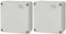ABB IP65 Junction Box • Fully Dust Sealed Enclosure • Waterproof Electric Cable Connector Unit • Shockproof Adaptable Indoor/Outdoor Box • 100 x 100 x 80mm (Pack of 2)