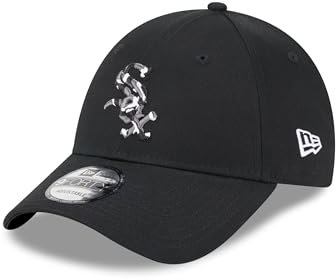 New Era Chicago White Sox Kappe 9Forty Cap verstellbar gebogener Schirm Camouflage Teamlogo MLB schwarz - One-Size