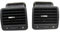 XJJJWL Grille Vent Klimaanlage Für Jetta Für MK5 Für Golf 5 Für Kaninchen Armaturenbrett Luftauslass Entlüftungsklimaanlage Auslass Klimaanlage 1K0819703 1K0819704(Black L and R)