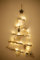 Marco Paul LED-Lichterkette mit Holzleiter, rustikal, platzsparend, Wandmontage, skandinavischer Shabby-Chic-Stil, festliche LED-Dekoration (82 cm)
