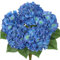 Ortensia grande fiori artificiali, blu scuro, fiori artificiali, come vera ortensia, bouquet, fiori artificiali, in seta, per ortensia, per matrimoni, caffè, casa, cucina